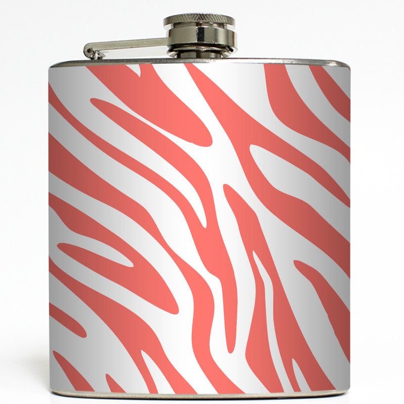 Wild Thing - Zebra Animal Print Flask