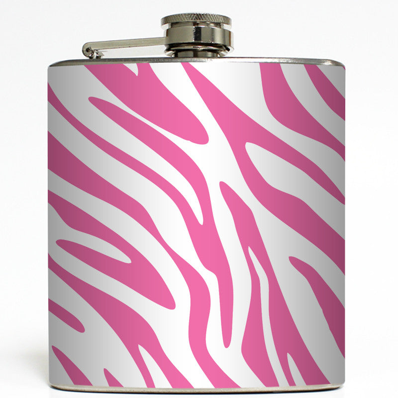 Wild Thing - Zebra Animal Print Flask