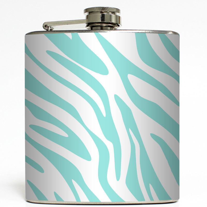 Wild Thing - Zebra Animal Print Flask