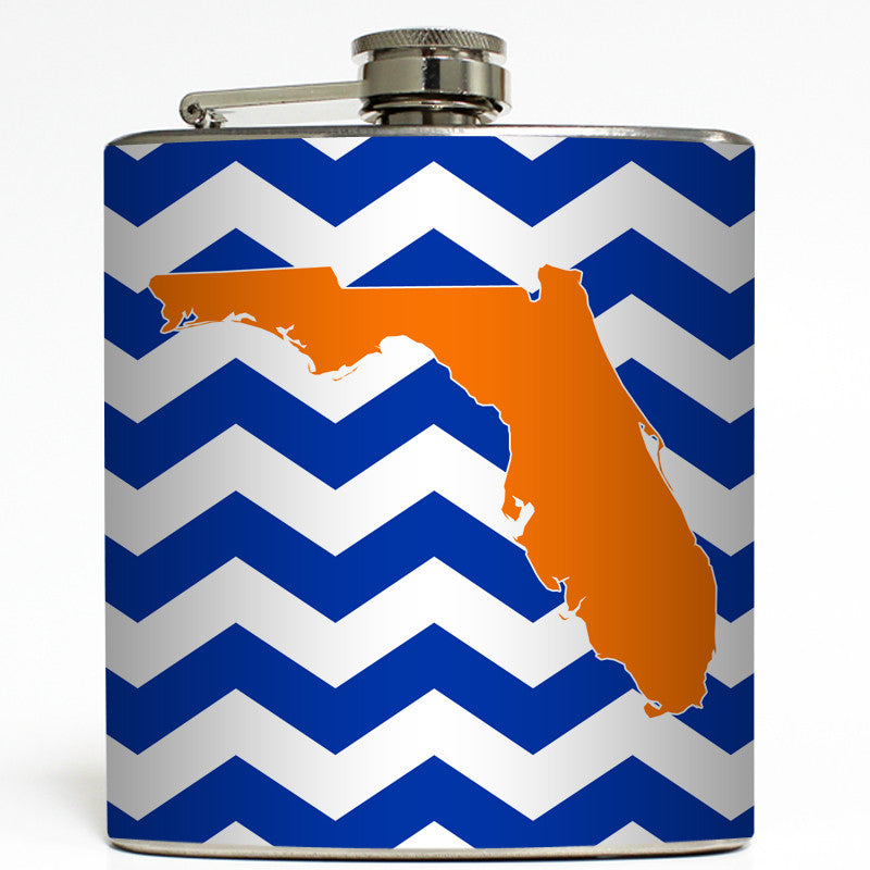I Heart My State - Custom State Flask