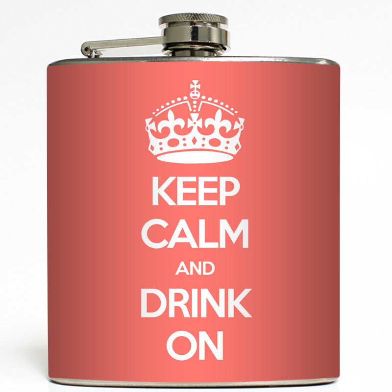 Keep Calm - Funny Flask