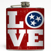 Love TN - Tennessee Tri Star Flask