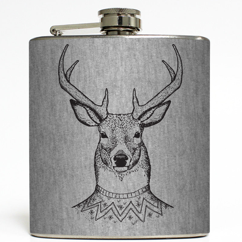 Dasher - Reindeer Christmas Flask