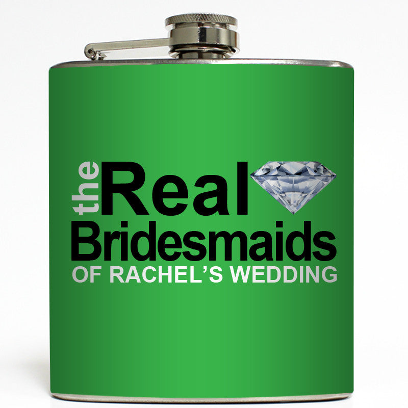 The Real Bridesmaids - Wedding Flask