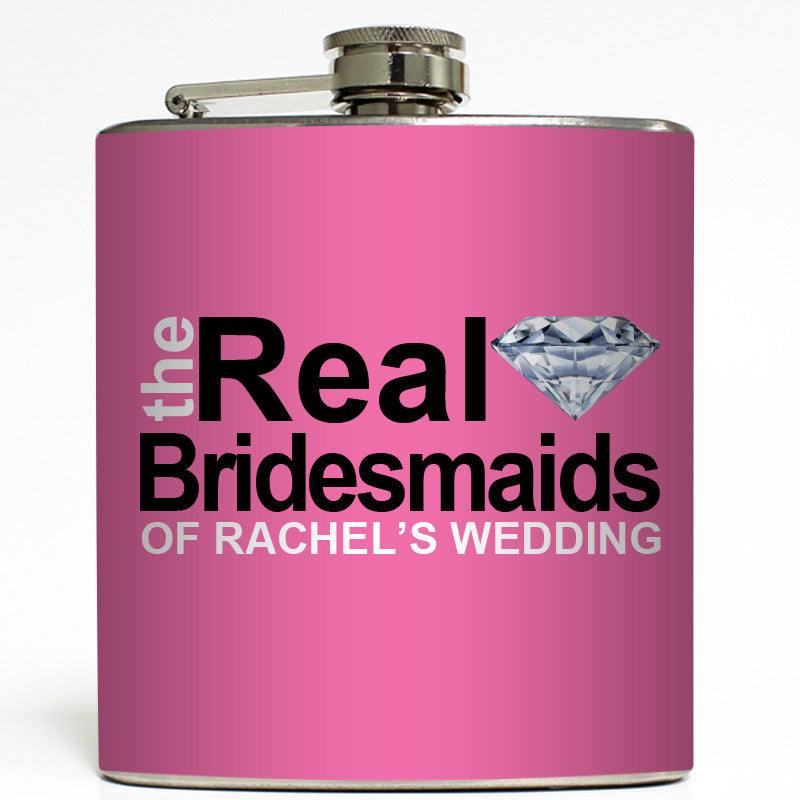 The Real Bridesmaids - Wedding Flask