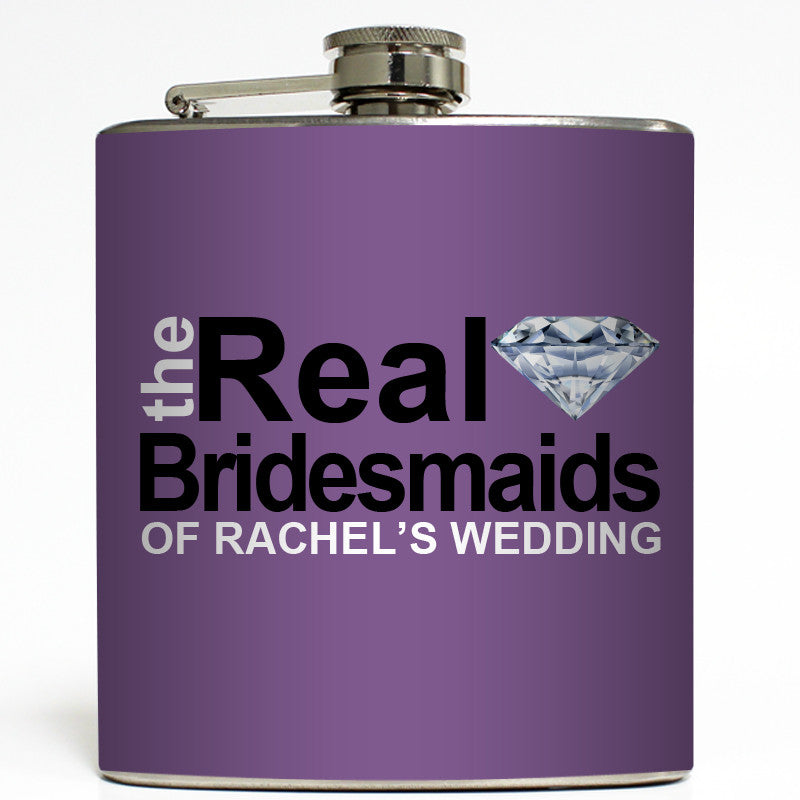 The Real Bridesmaids - Wedding Flask