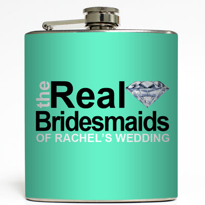 The Real Bridesmaids - Wedding Flask