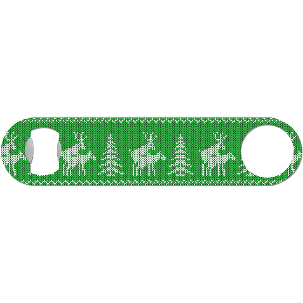 Son of a Nut Cracker - Green Humping Reindeer Bottle Opener