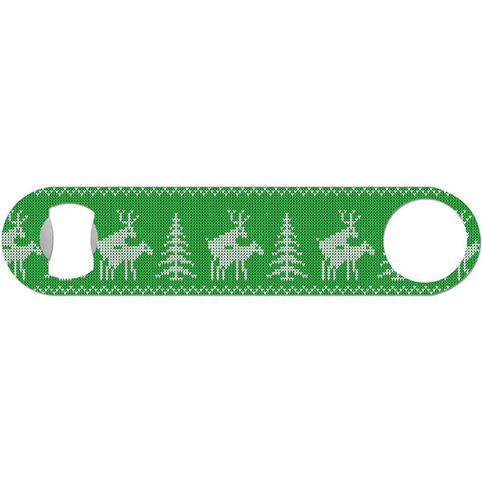 Son of a Nut Cracker - Green Humping Reindeer Bottle Opener
