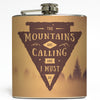 The Mountains Are Calling - Camping Flask
