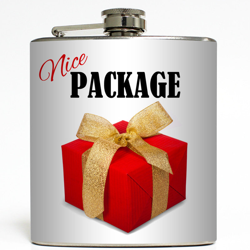 Nice Package Funny Christmas Flask oz Stainless Steel – Liquid