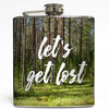 Let's Get Lost - Camping Flask