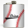 Personalized Baseball - Sports Flask