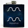 Aquarius - Astrology Zodiac Sign Flask