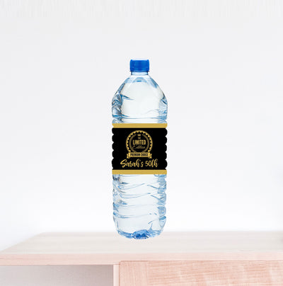 Limited Edition Water Bottle Label
