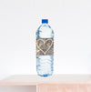 Rustic Tree Carving Wedding Water Bottle Label