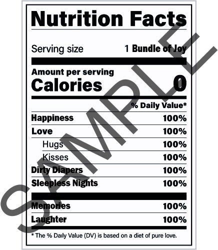 It's a Girl, Baby Shower Water Bottle Label