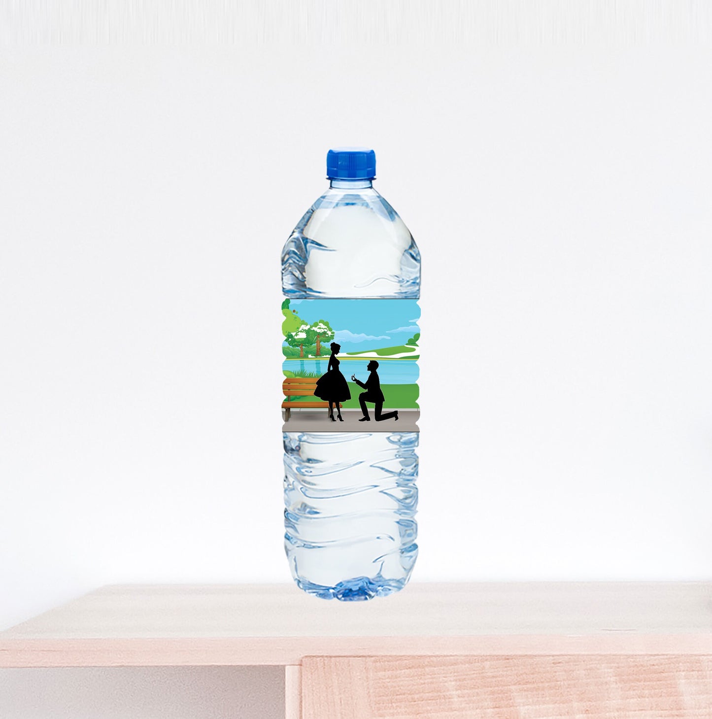 Engagement Water Bottle Label