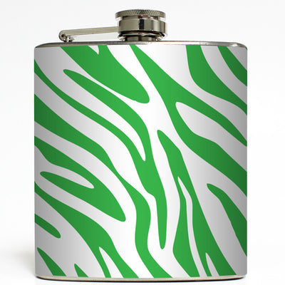 Wild Thing - Zebra Animal Print Flask