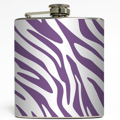 Wild Thing - Zebra Animal Print Flask