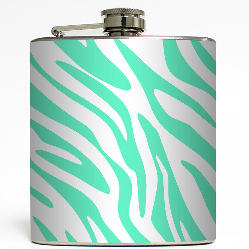Wild Thing - Zebra Animal Print Flask