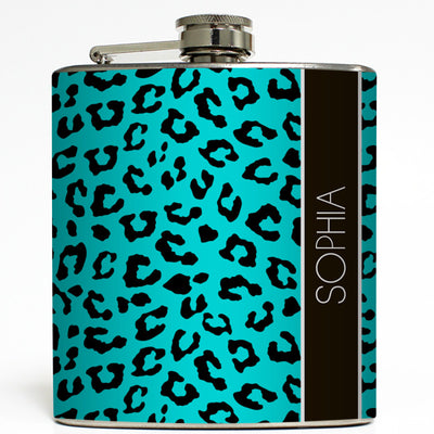 African Safari - Personalized Cheetah Flask