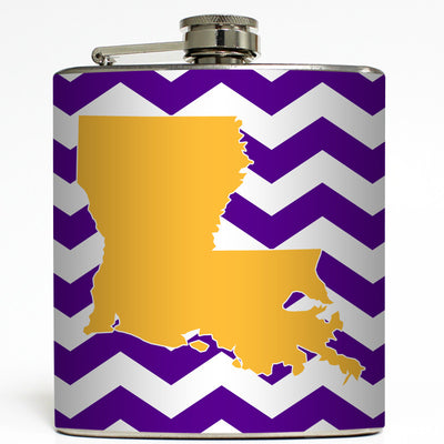 I Heart My State - Custom State Flask