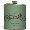 Bicycle Built For 2 - Personalized Tandem Bike Flask