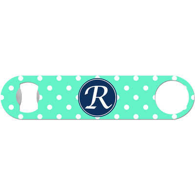 Personalized Polka Dot - Initial Bottle Opener