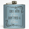 Girls With Class - Funny Flask