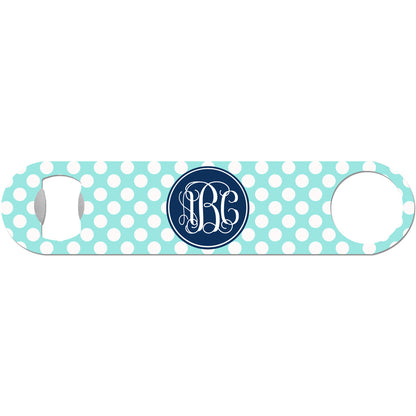 Blair Polka Dot Monogram - Initial Bottle Opener