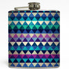 Geometric Aztec Print - Diamond Pattern Flask