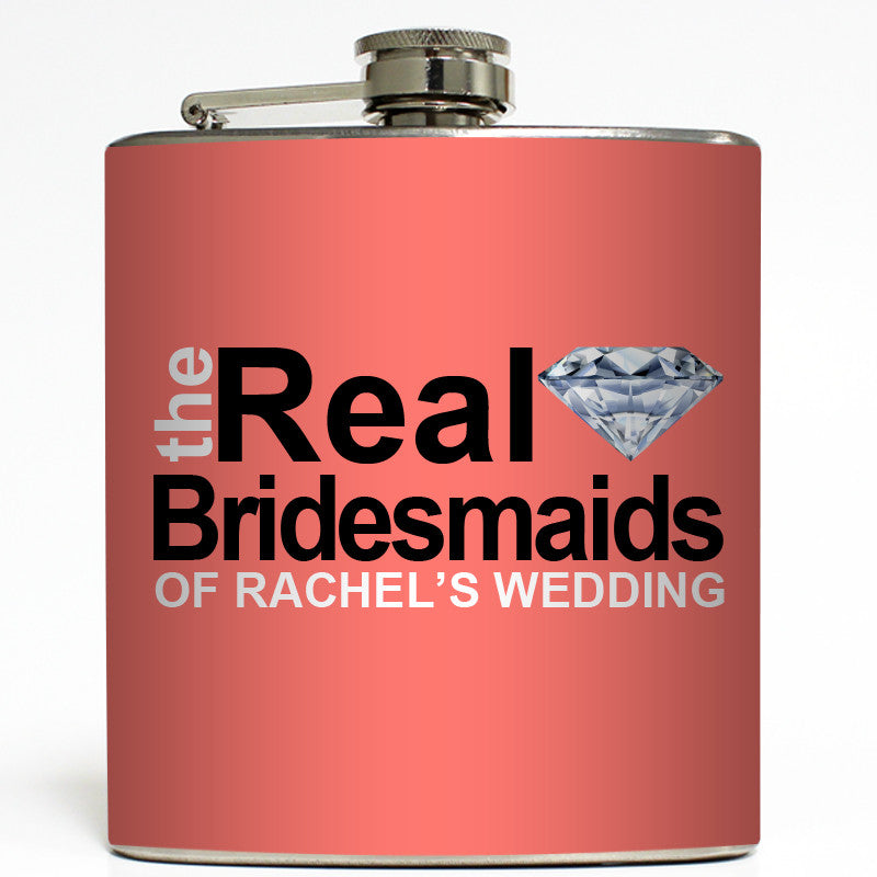 The Real Bridesmaids - Wedding Flask