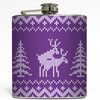 Prancer and Vixen - Purple Humping Reindeer Flask