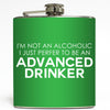 Advanced Drinker - Funny Alcohol Flask