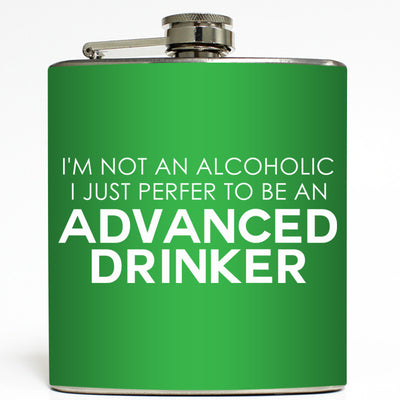 Advanced Drinker - Funny Alcohol Flask
