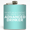 Advanced Drinker - Funny Alcohol Flask