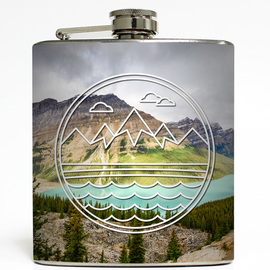 Mountain Range - Camping Flask