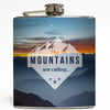 The Mountains Are Calling - Camping Flask