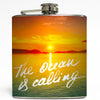 The Ocean Is Calling - Beach Flask