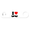 Mustache Love - I Heart Mustache Bottle Opener