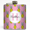 Pineapple Monogram - Personalized Flask