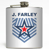 Military Star - Personalized Flask