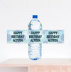 Happy Birthday Water Bottle Label