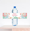 Succulent Bridal Shower Water Bottle Label